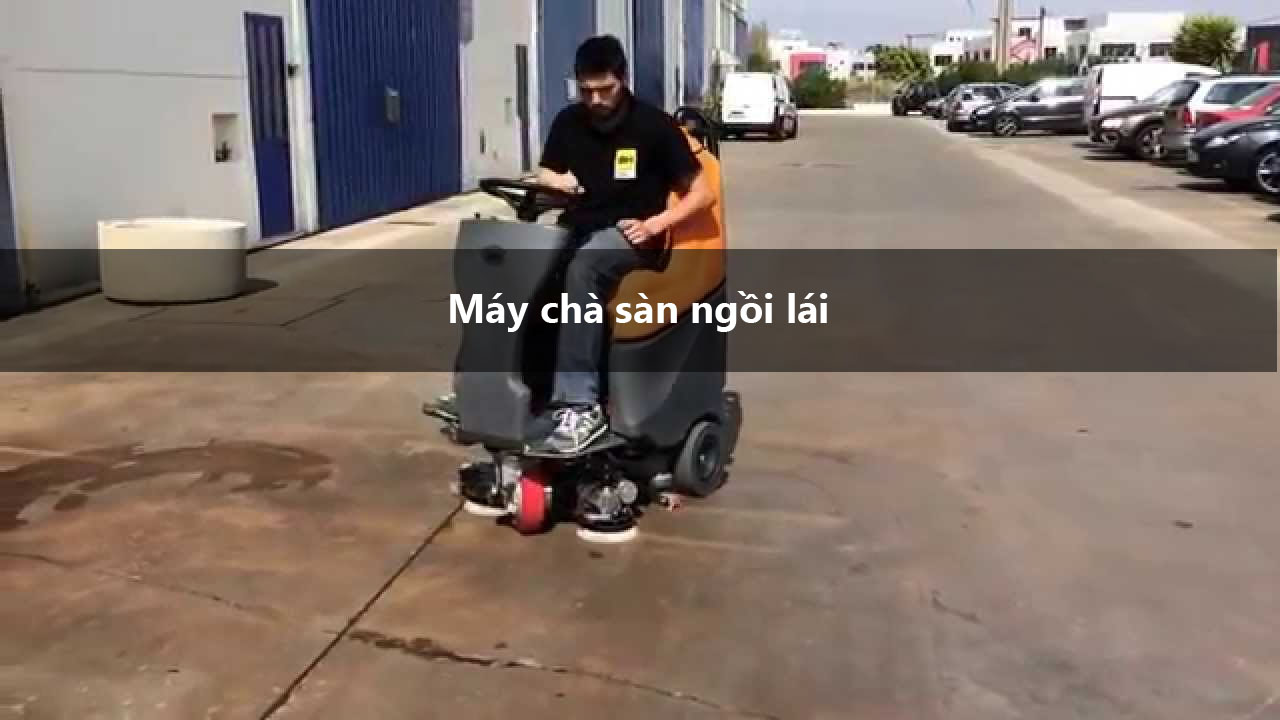 máy chà sàn ngồi lái