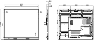 Màn Hình Tương Tác Thông Minh  DALITE 65 inch DA65LED-V1