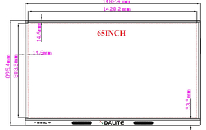 Màn Hình Tương Tác Thông Minh 65 inch Dalite DA65LED-V1